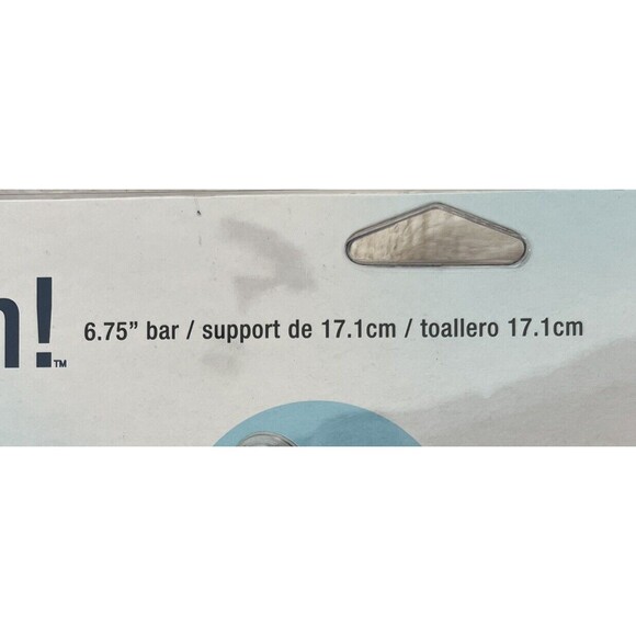 InterDesign..Power Lock Suction Bar 6.75” Lift+Push+Lock New.. - Picture 2 of 5